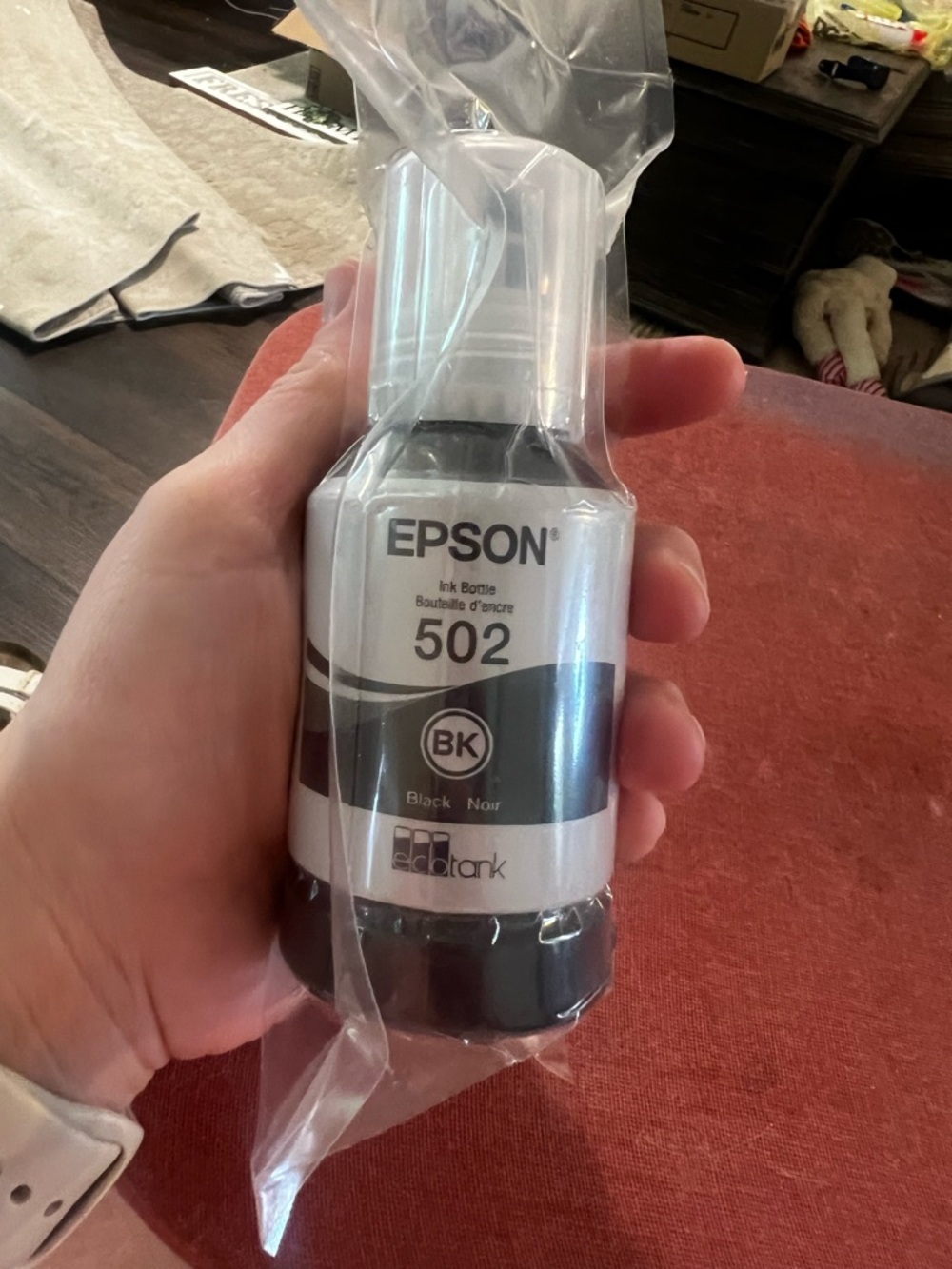 Epson Ecotank printer ink 
Black Magenta & Cyan